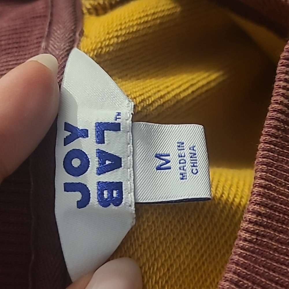 JoyLab Tie Dyed Crop Crewneck Sweatshirt - Picture 5 of 7